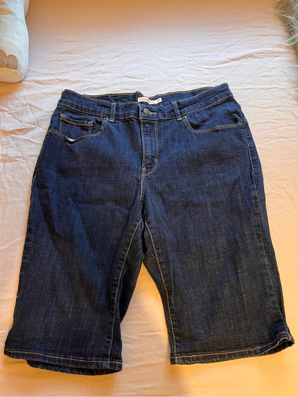 Levi's Dark Blue Denim Women’s Shorts